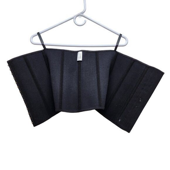 Yianna Latex Waist Trainer Corset Size Small Black - Picture 6 of 7